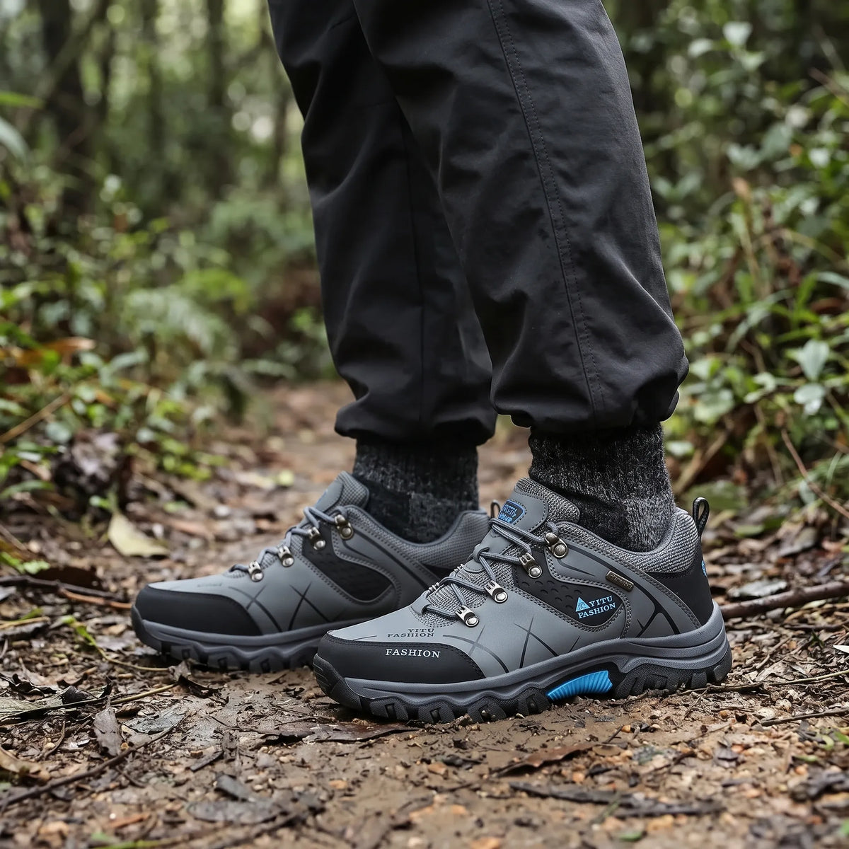 Nordspur | Bergwald Knöchelhoher Schnürstiefel Mit Ausgeprägtem Profil