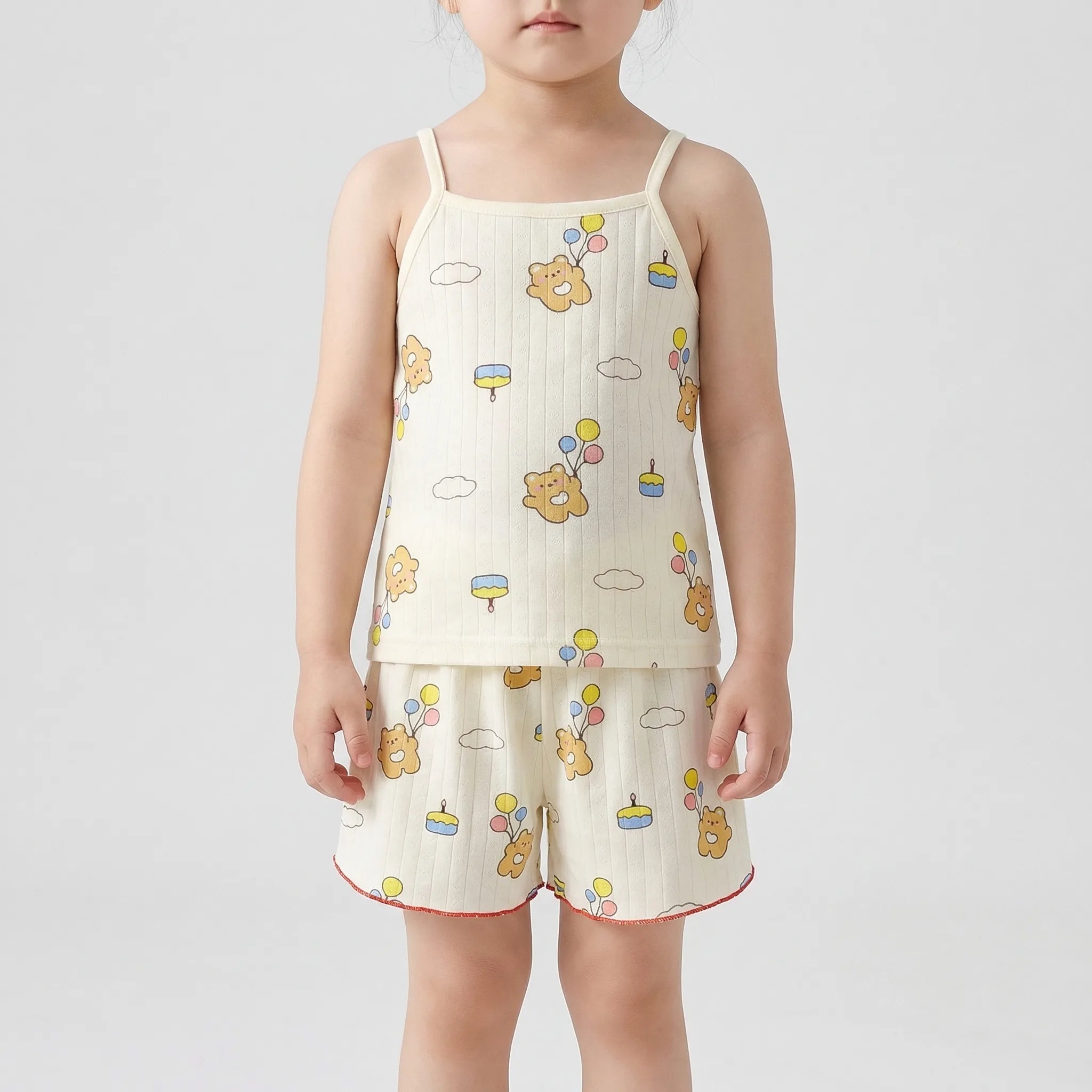 Baby Sommer Set Trägertop Shorts bedruckt weich atmungsaktiv