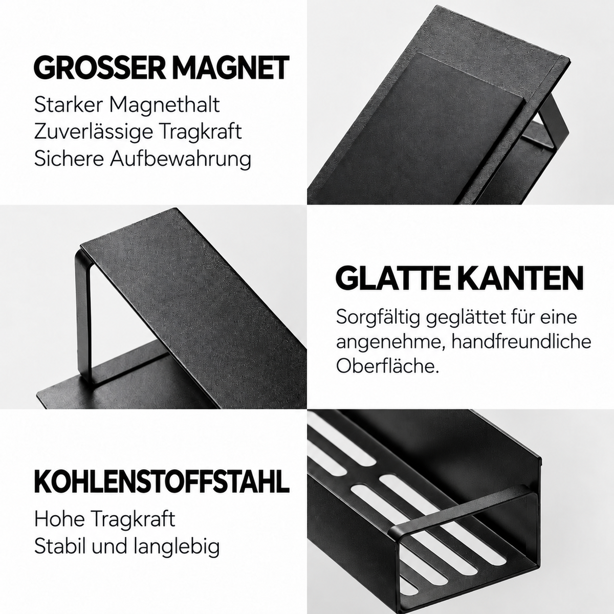Nordspur | Bohrerfreies magnetisches Kühlschrankregal