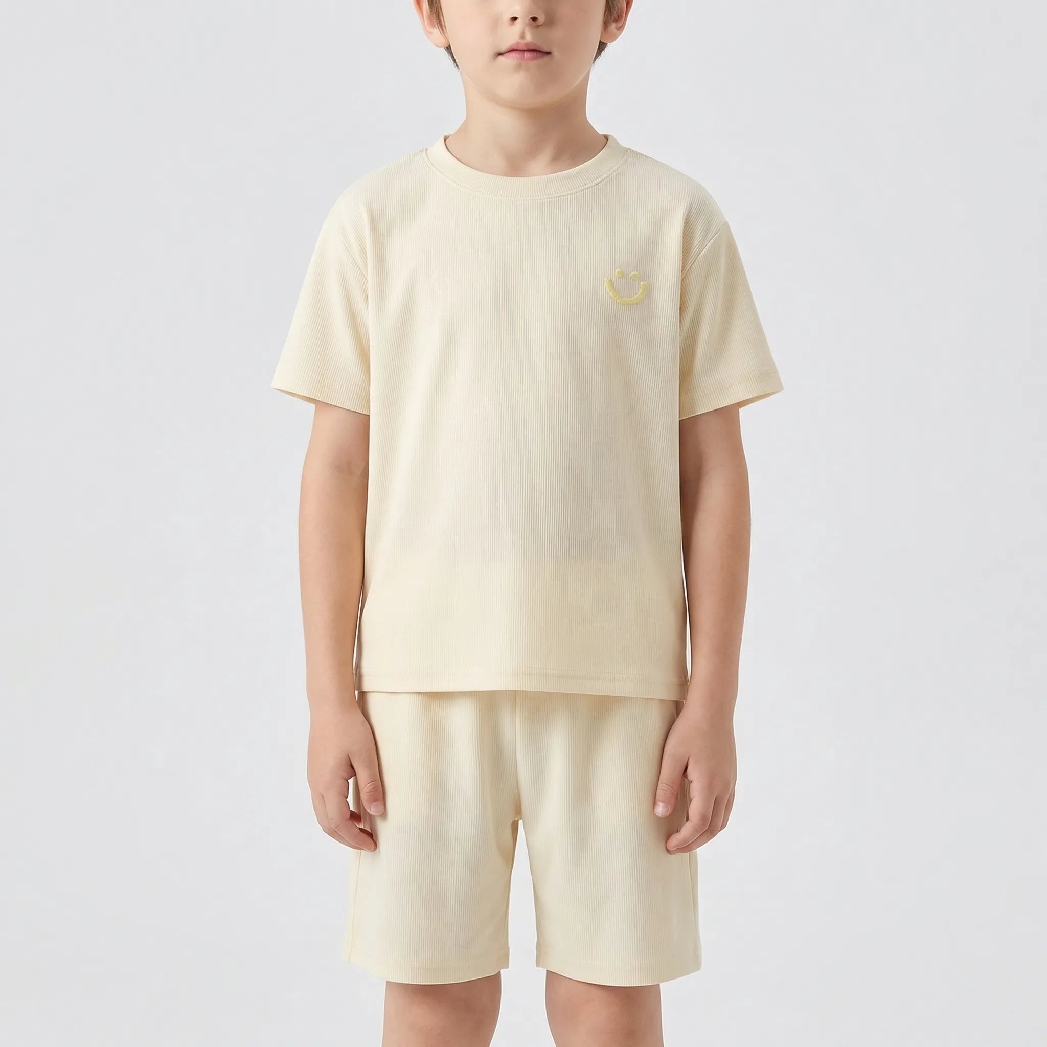Kinder Sommer Kurzarm Shorts Set leicht atmungsaktiv
