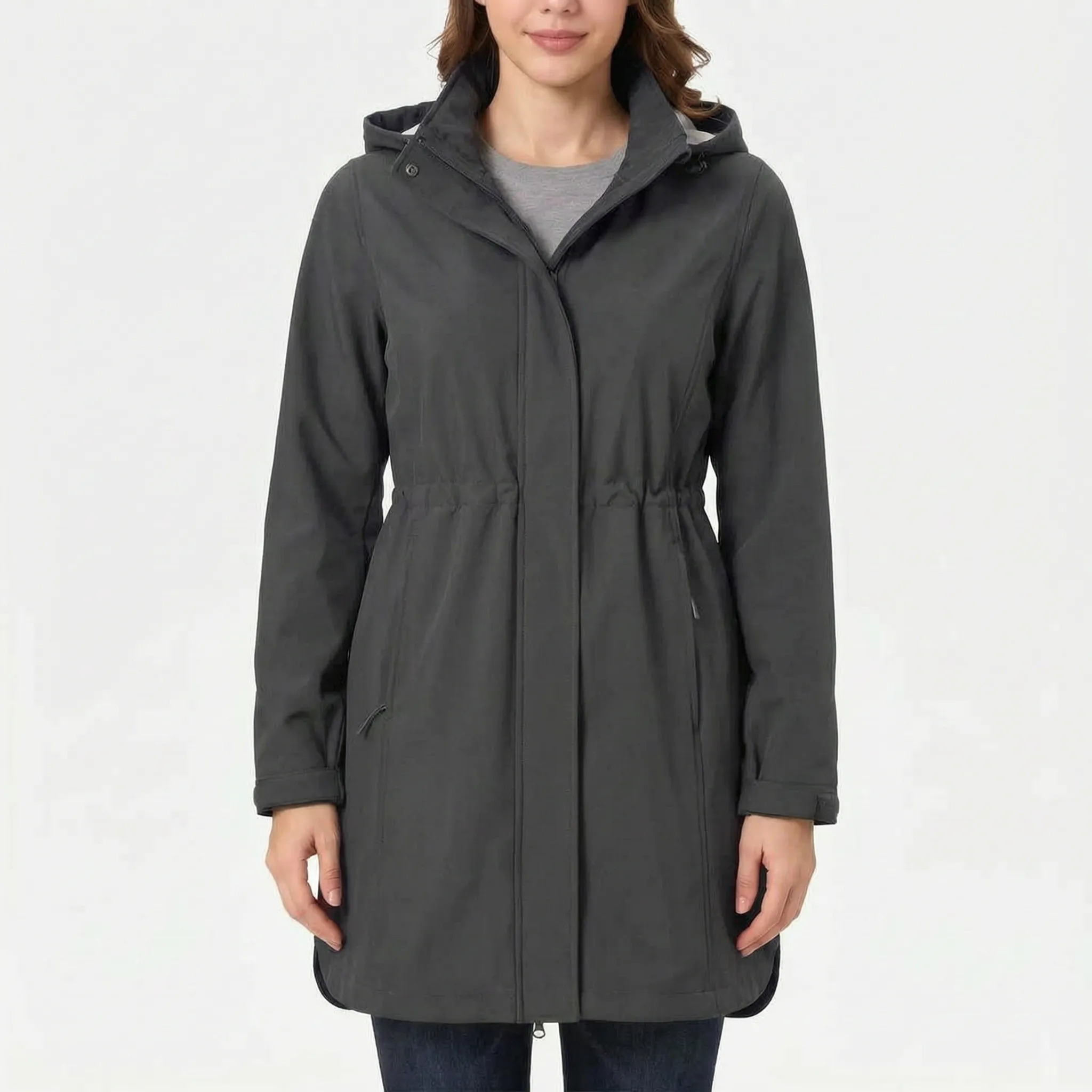 Nordspur | Breezya Lange Gefütterte Damen-Softshelljacke