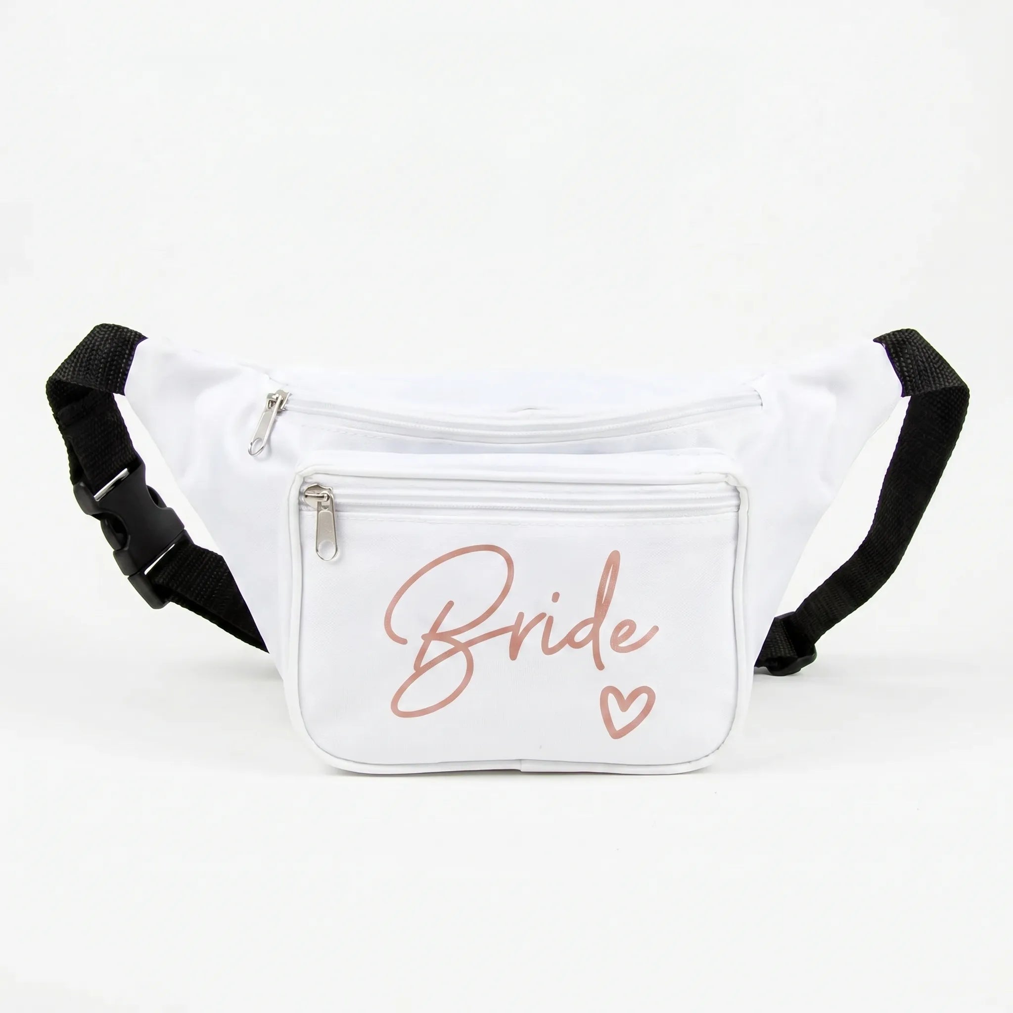 Braut-Gürteltasche mit verstellbarem Schultergurt und Script-Aufdruck