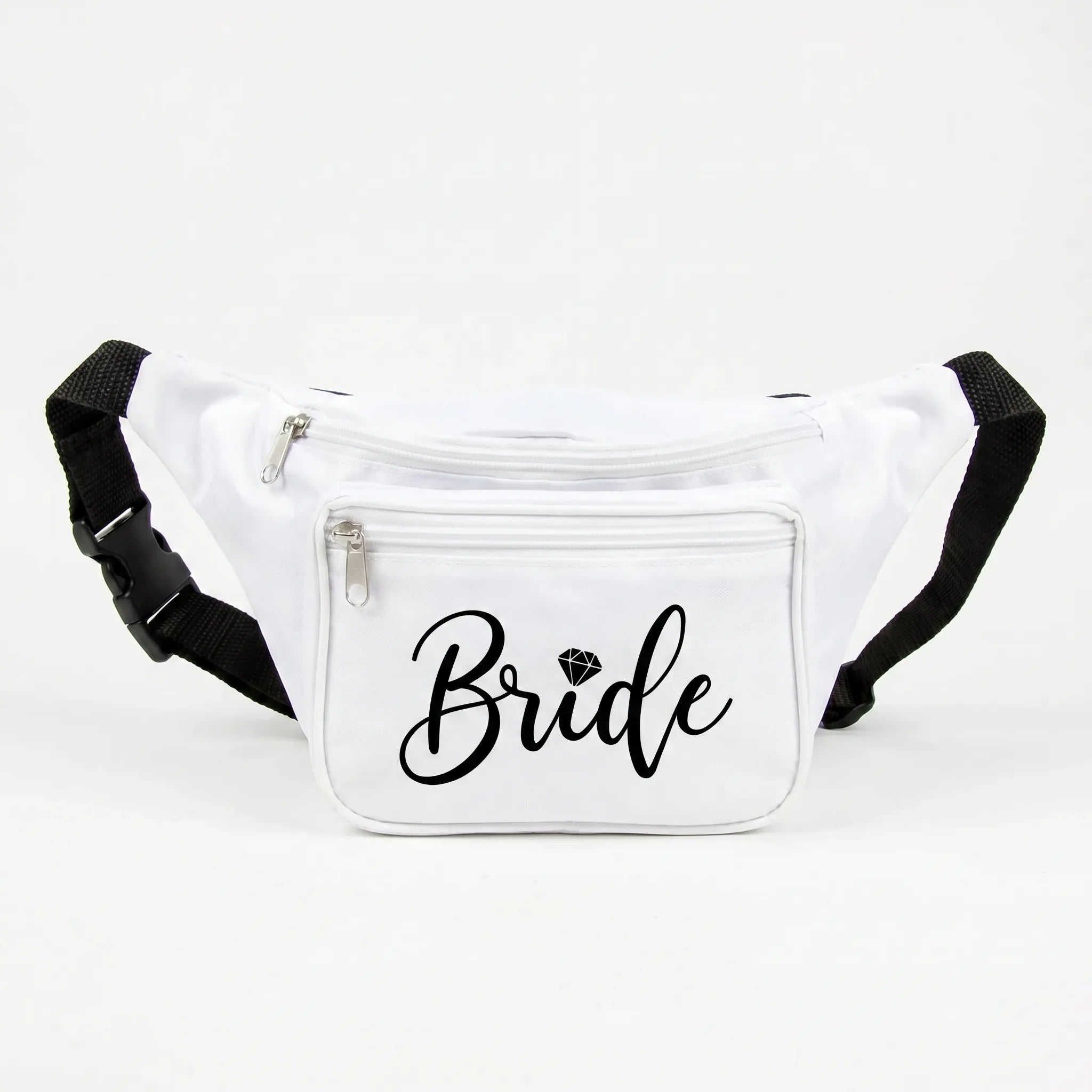 Braut-Gürteltasche mit verstellbarem Schultergurt und Script-Aufdruck
