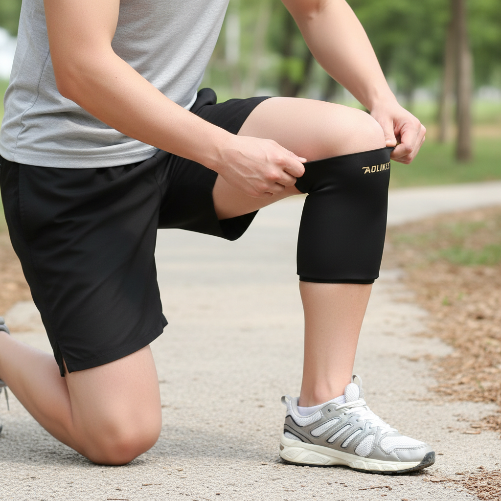 Waden-Kompressionsbandage 360-Grad rutschfest Thermotherapie