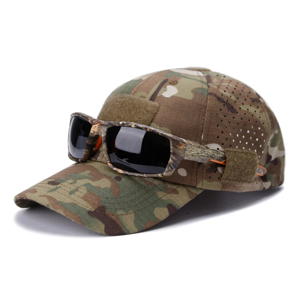 Atmungsaktive Camouflage Baseballkappe für Outdoor-Aktivitäten