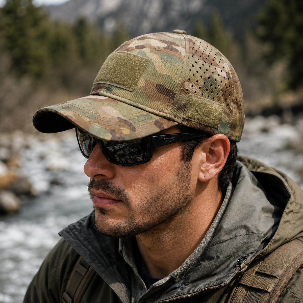 Nordspur | Camoflekt Verstellbare Baseballkappe mit Camouflage-Muster