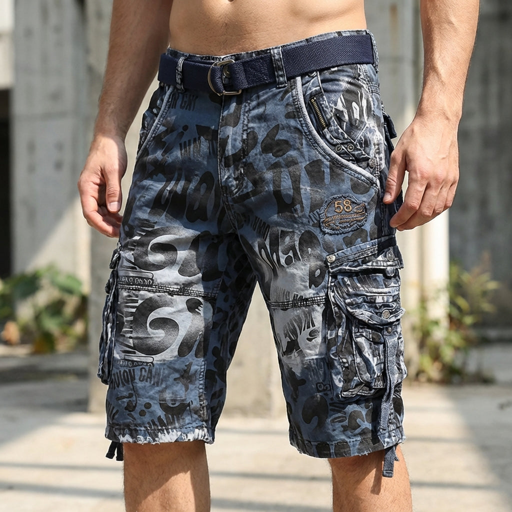 Nordspur | Camoflexor Multi Pocket Cargo Shorts