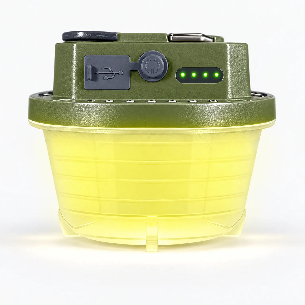 Aufladbare Campinglaterne mit LED-Licht und magnetischer Befestigung