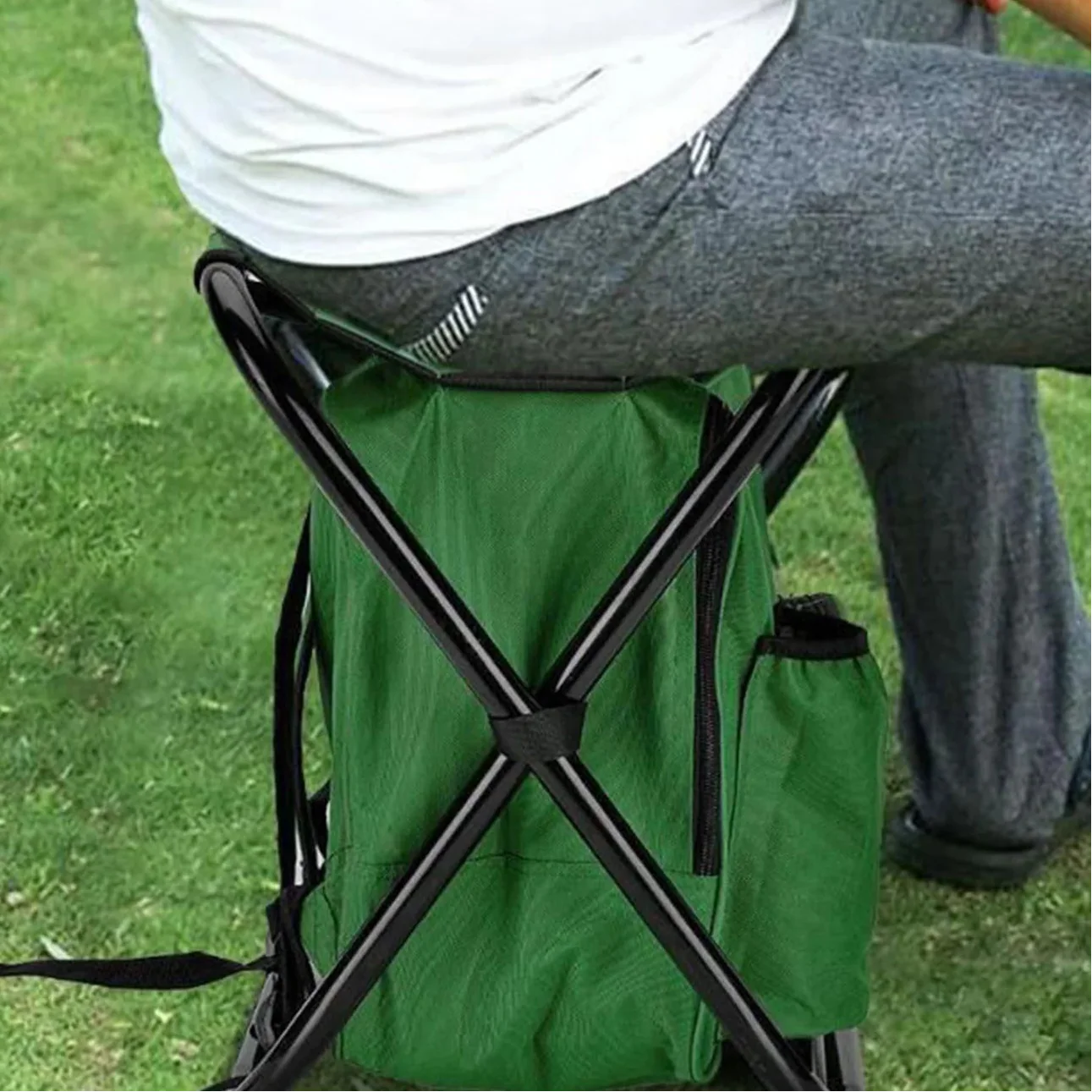 Rucksack-Kühler-Stuhl mit Klappbeinen Outdoor Camping