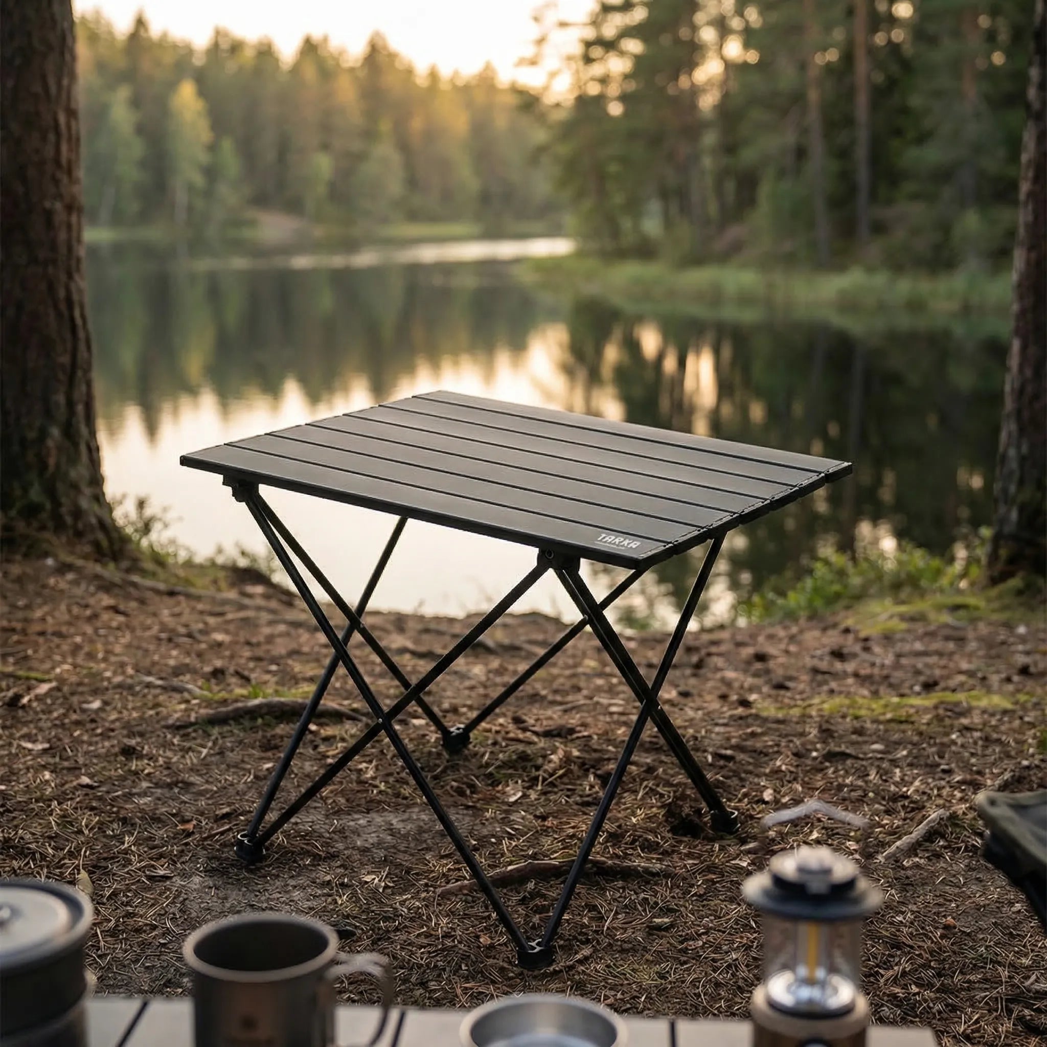 Leichter Campingtisch klappbar Aluminium mit Tragetasche