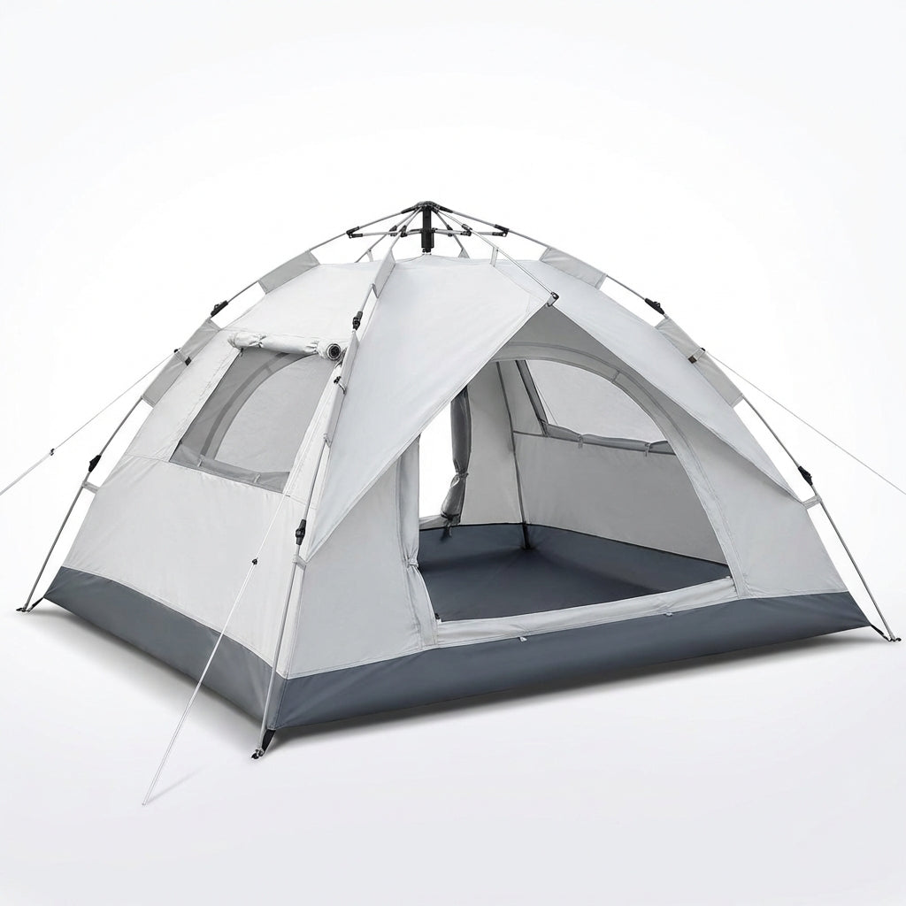 Automatisches Campingzelt für 3-4 Personen, schnell aufbaubar, mit Sonnenschutz