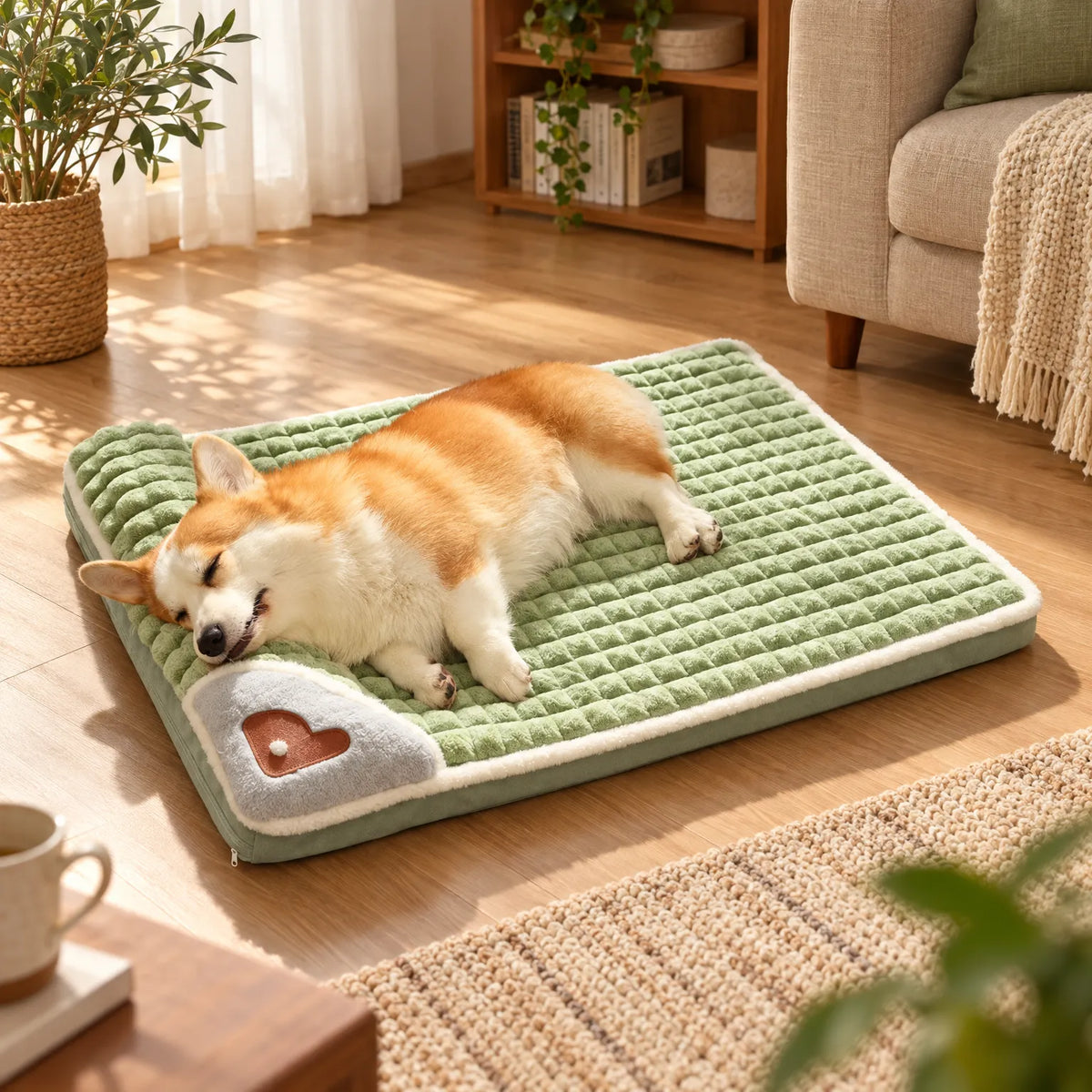 Nordspur | Canimo Waschbares Hundebett Für Den Boden