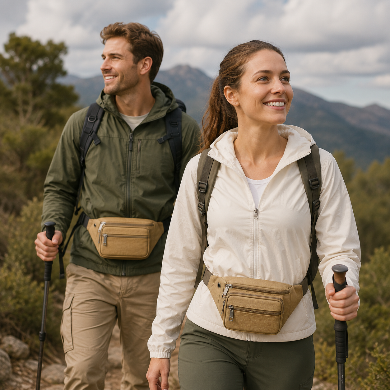 Nordspur | Canvasoro Dicke Canvas-Gürteltasche