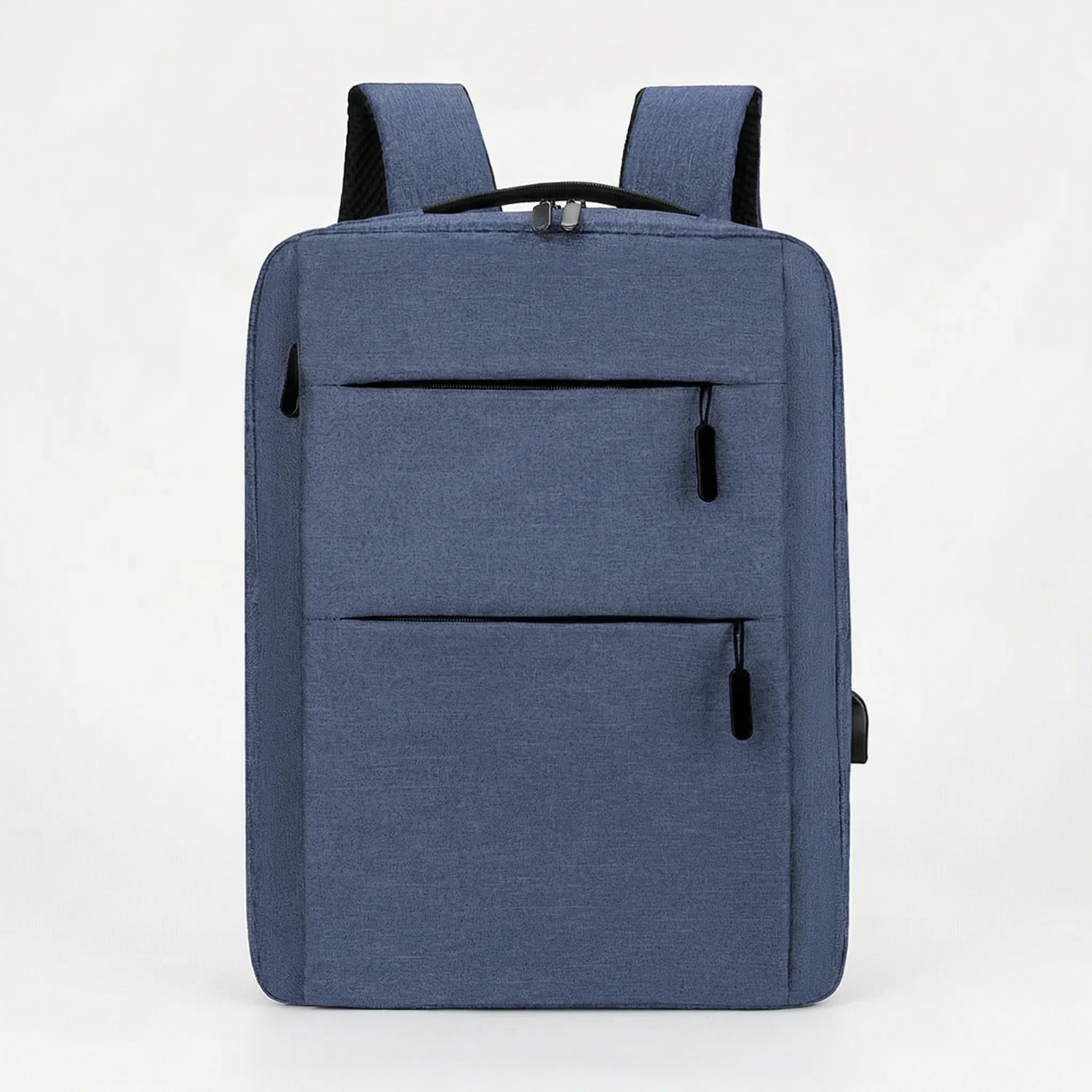 Laptop-Rucksack mit Mehrkammer-Reißverschlussfächern und USB-Ladeanschluss