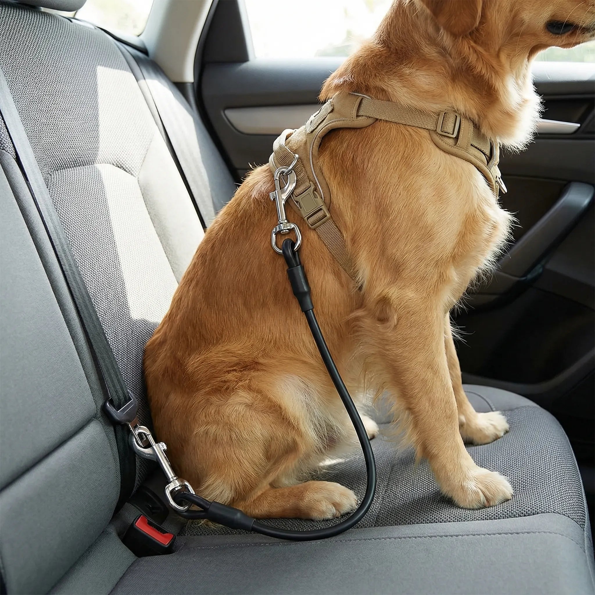 Bissfester Hunde Autosicherheitsgurt Drahtkern für sichere Fahrten