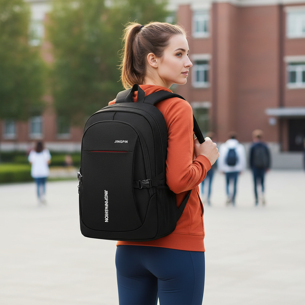 Tagesrucksack Oxford-Stoff leicht gepolstert mehrere Fächer