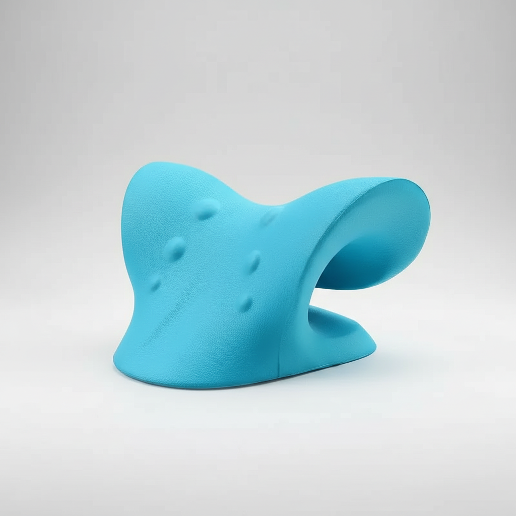 Ergonomisches Nackenstützkissen mit Silikon-Gel für Nackenentlastung