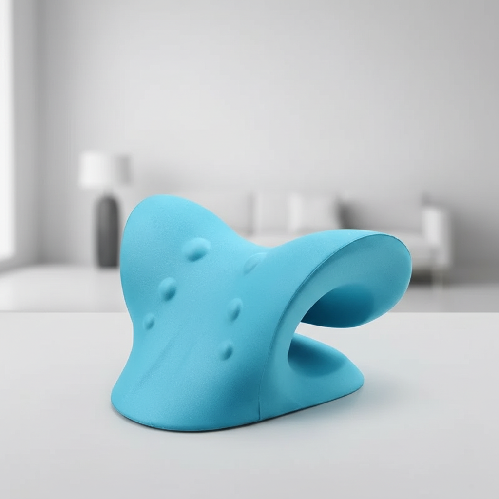 Ergonomisches Nackenstützkissen mit Silikon-Gel für Nackenentlastung