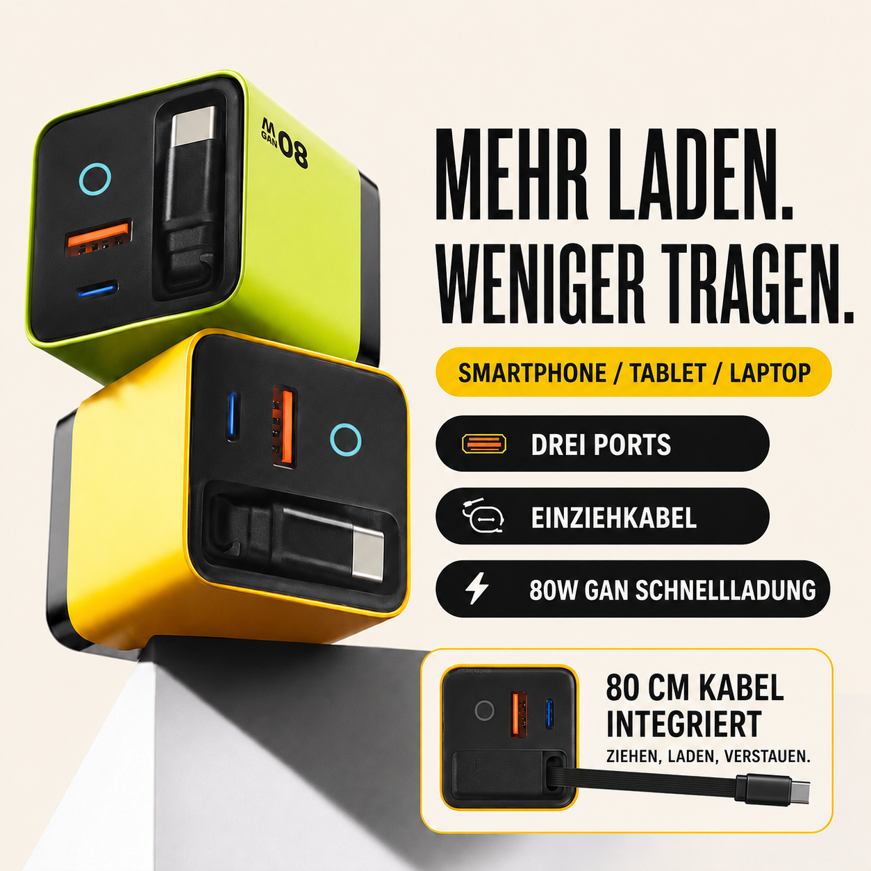 Nordspur | Chargenix GaN Schnellladegerät mit USB-C