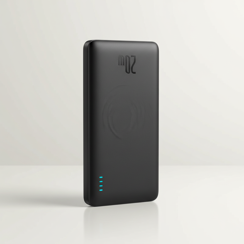 Tragbare Powerbank 20W Schnellladung integrierte Kabel dual port