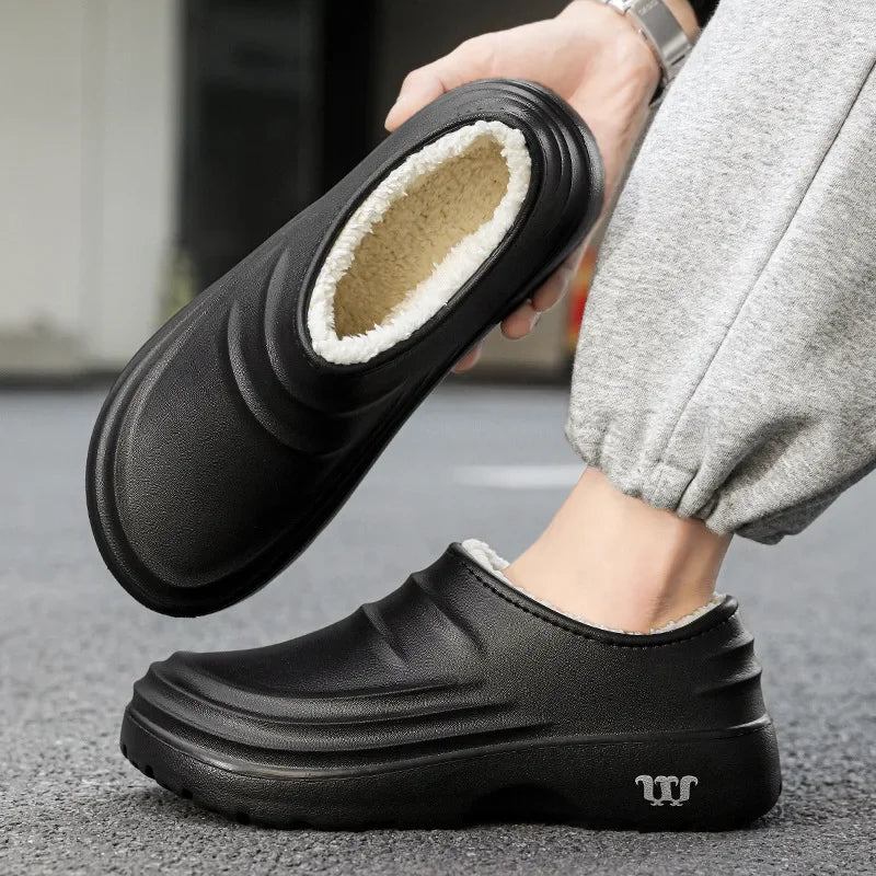 Küchen-Clog wasserabweisend rutschfest fleece-gefüttert geschlossene Zehe