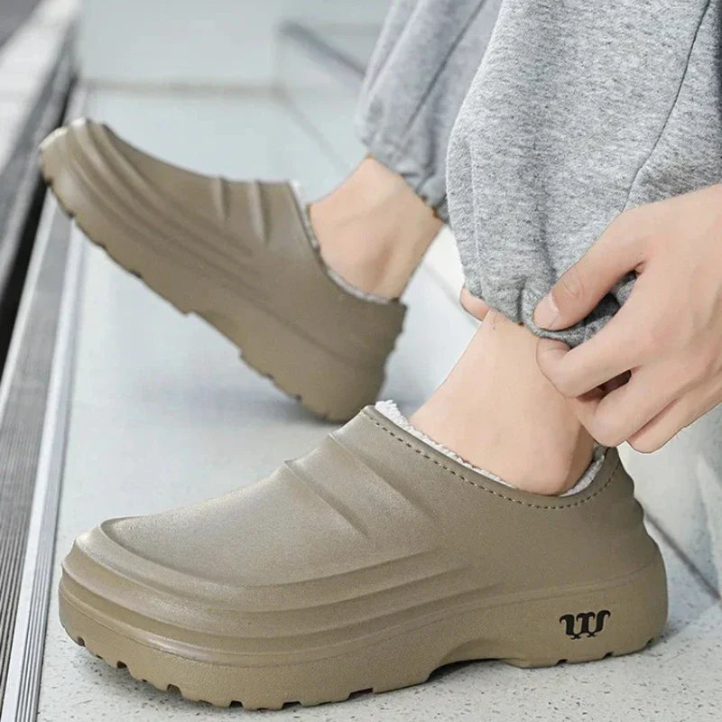 Küchen-Clog wasserabweisend rutschfest fleece-gefüttert geschlossene Zehe