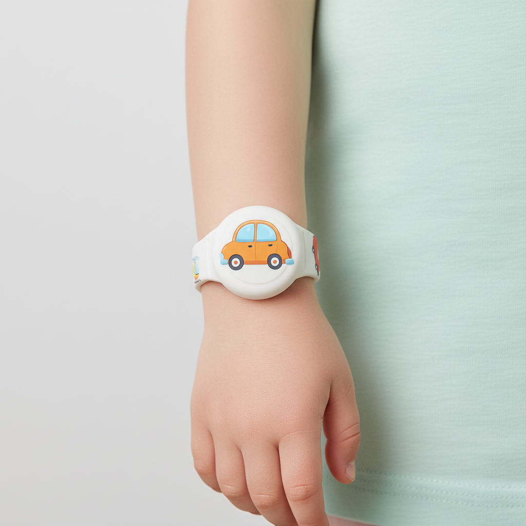 Kinder GPS-Armband Silikon für AirTag – robust und bequem