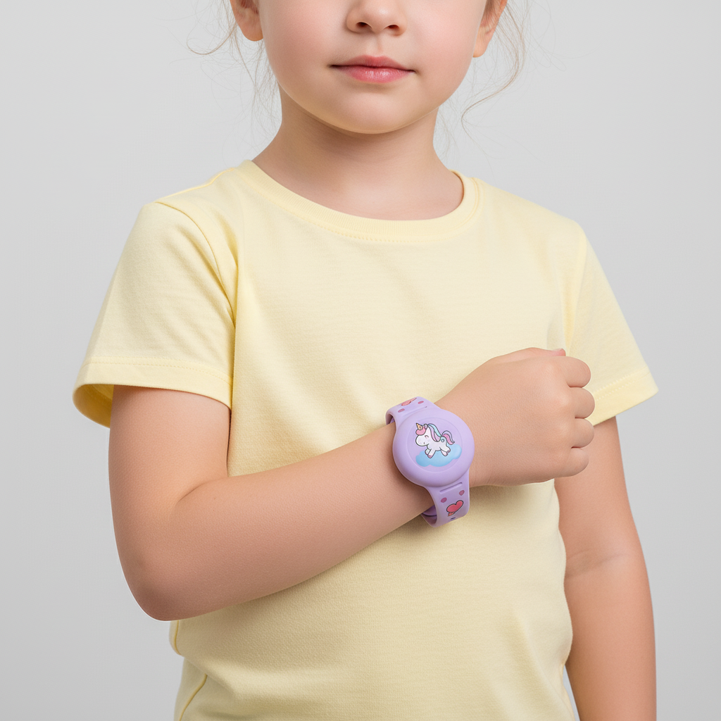 Kinder GPS-Armband Silikon für AirTag – robust und bequem