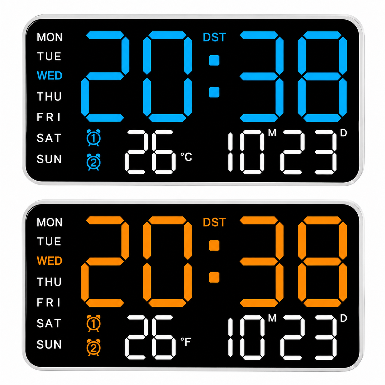 Nordspur | ChronoVista Intelligente digitale Wanduhr