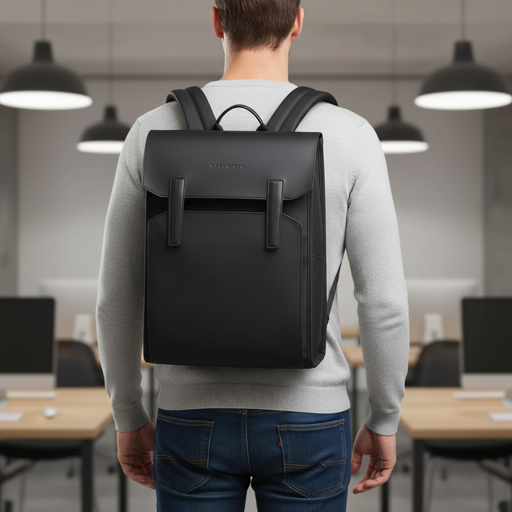 Laptop Rucksack strukturiert Oxford-Material gepolstertes Fach