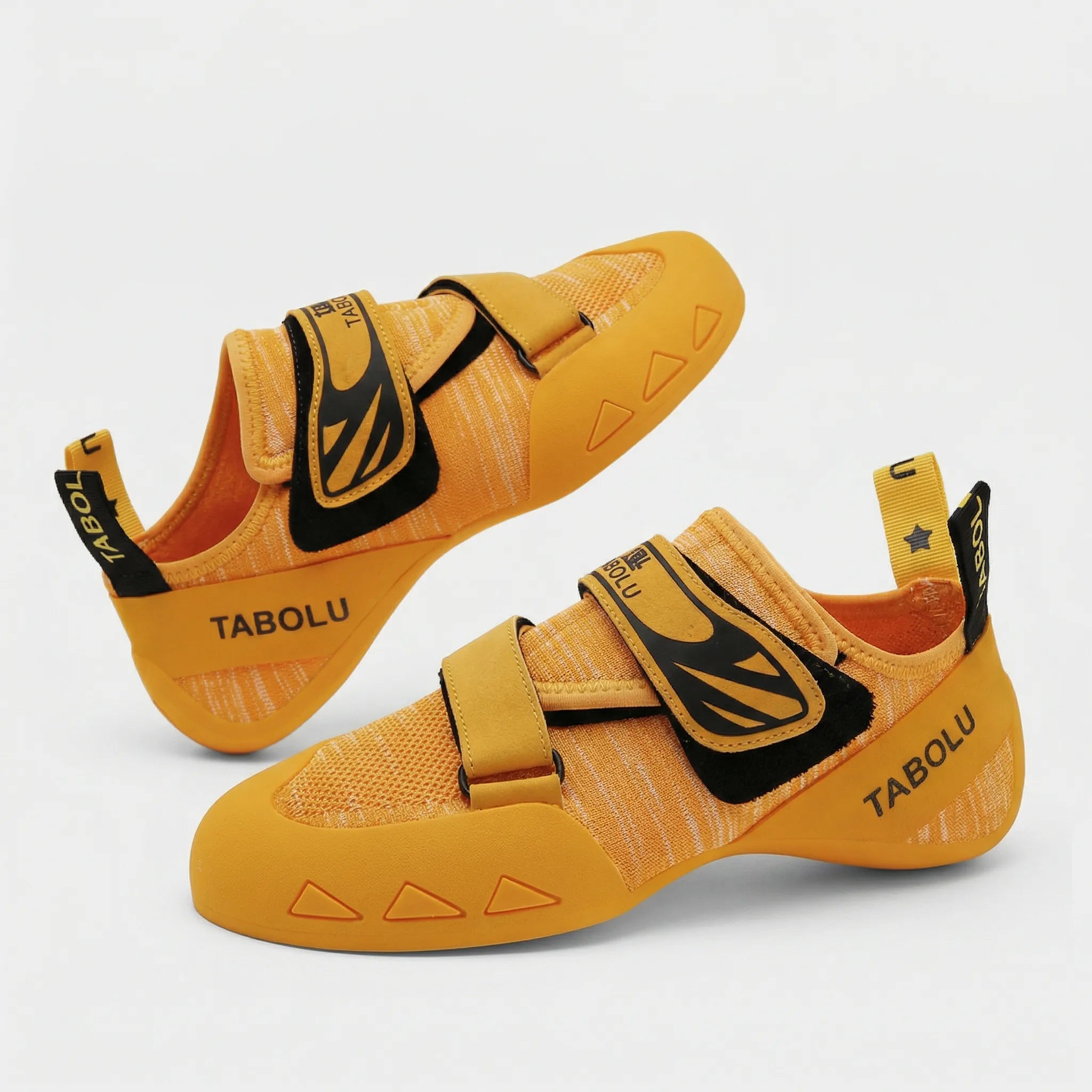 Anfänger-Kletterschuh mit Klettband griffige Gummisohle