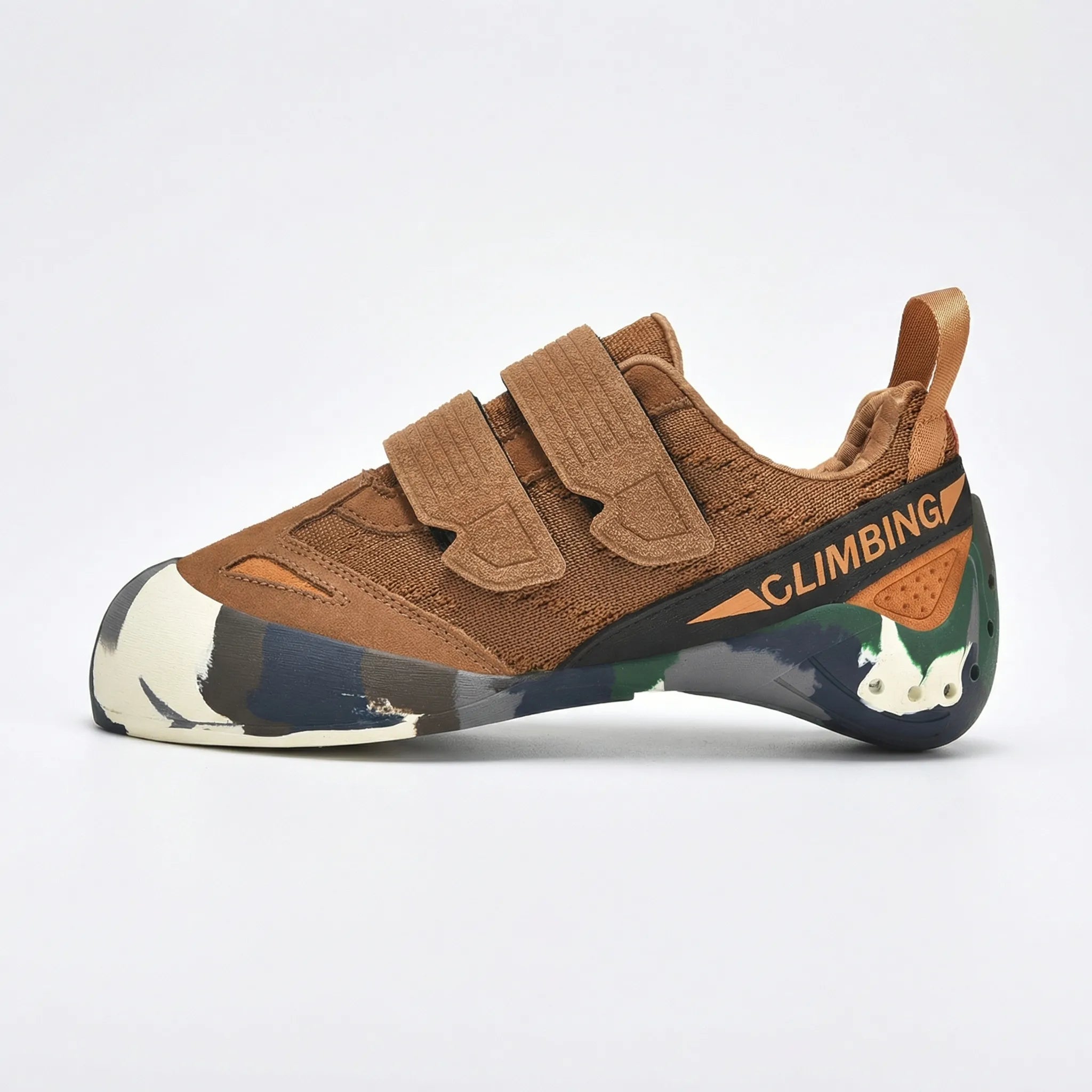 Boulderschuh mit Klettverschluss, atmungsaktiv, rutschfeste Sohle