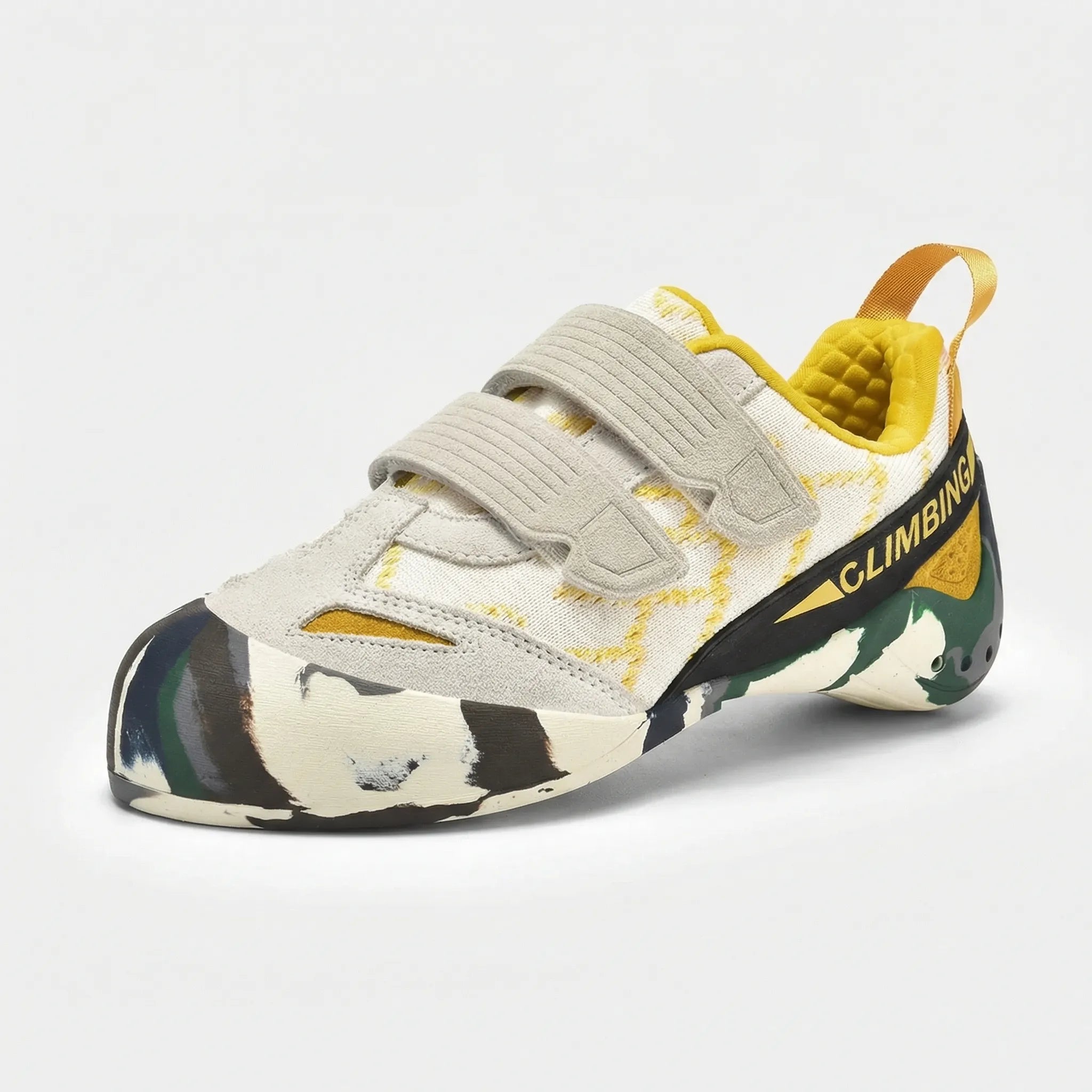 Boulderschuh mit Klettverschluss, atmungsaktiv, rutschfeste Sohle