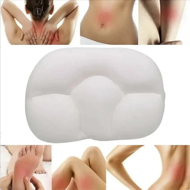 Ergonomisches Nackenkissen Eiform mit weichem Schaumstoffbezug