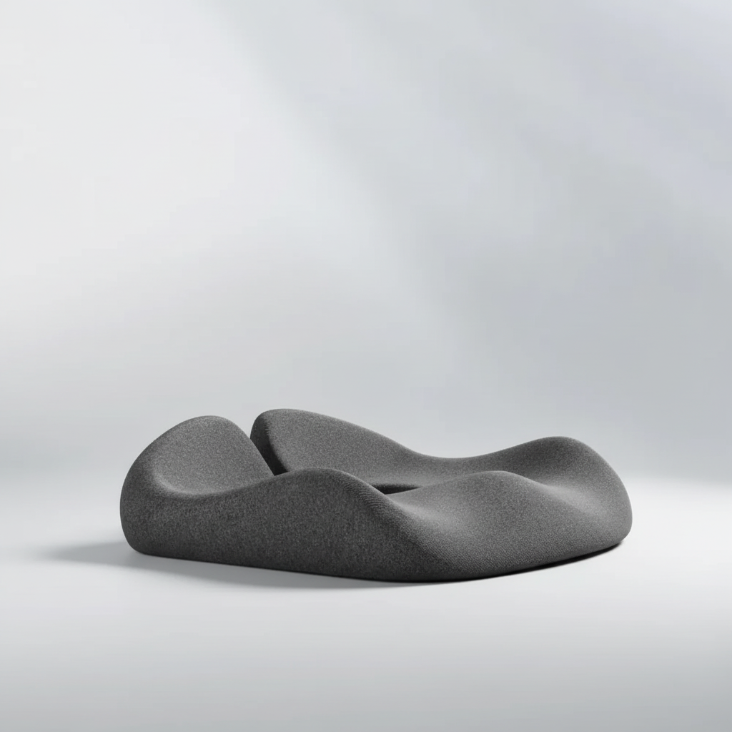 Ergonomisches Sitzkissen mit Steißbeinaussparung rutschfeste Basis