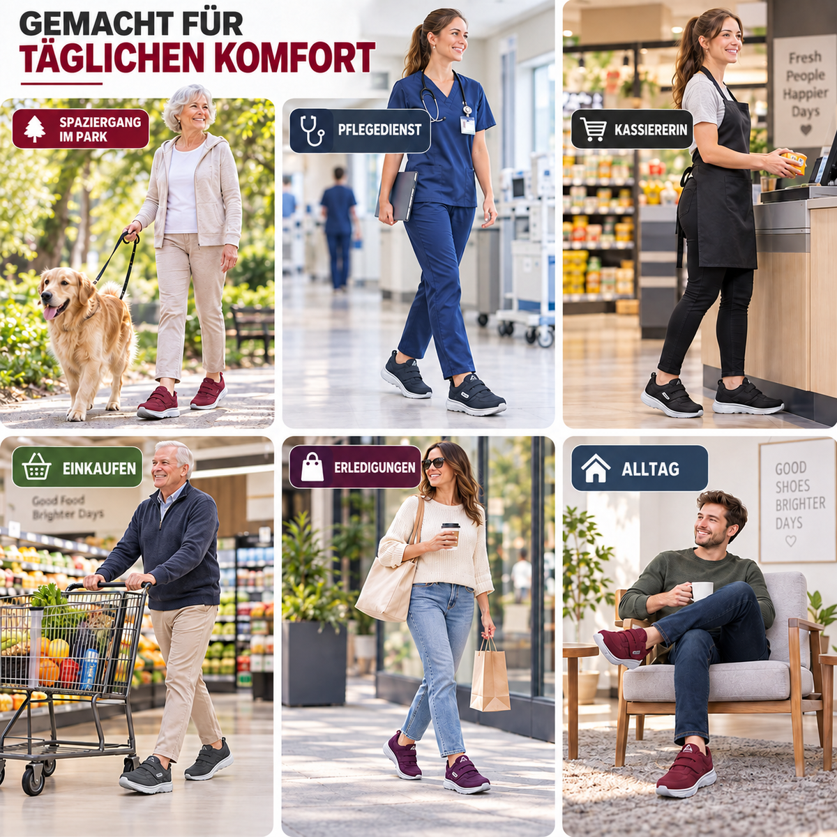 Nordspur | Comfortrek Weitpassform-Verstellbarer Walkingschuh