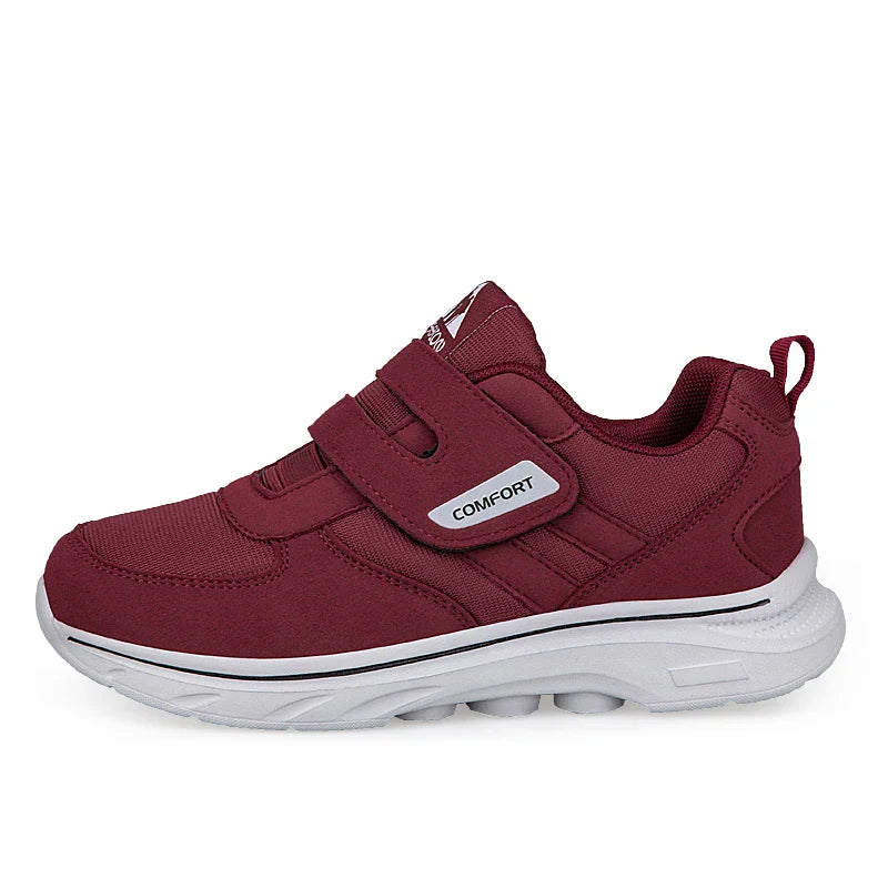 Weitpassform Walkingschuh mit Klettverschluss und gepolsterter Sohle