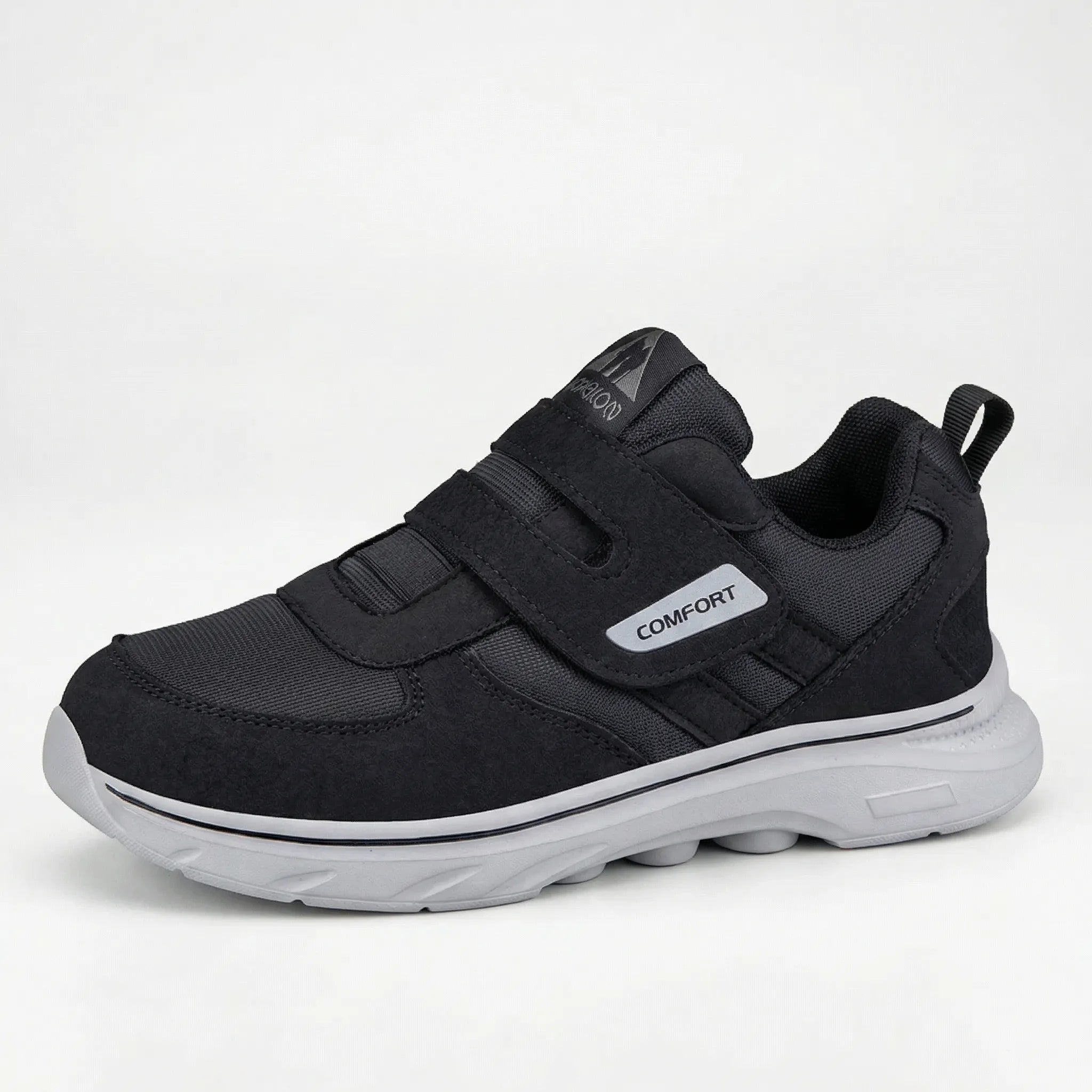 Weitpassform Walkingschuh mit Klettverschluss und gepolsterter Sohle