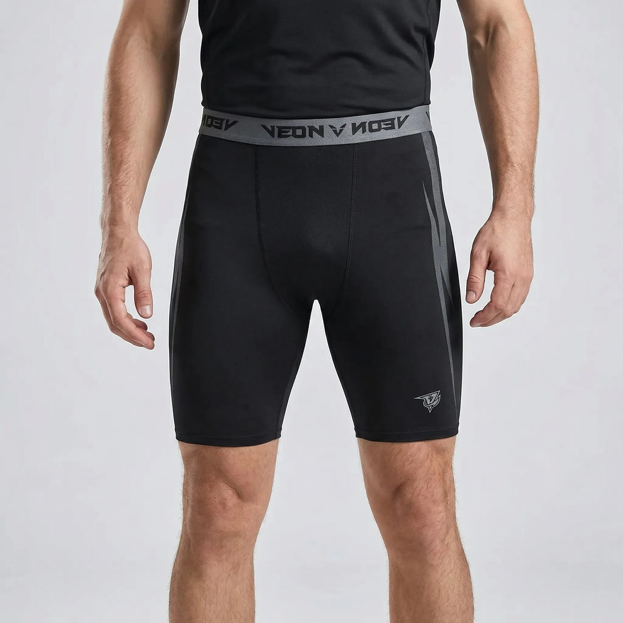 Herren-Kompressions-Shorts enganliegend Vierrichtungs-Stretch Training