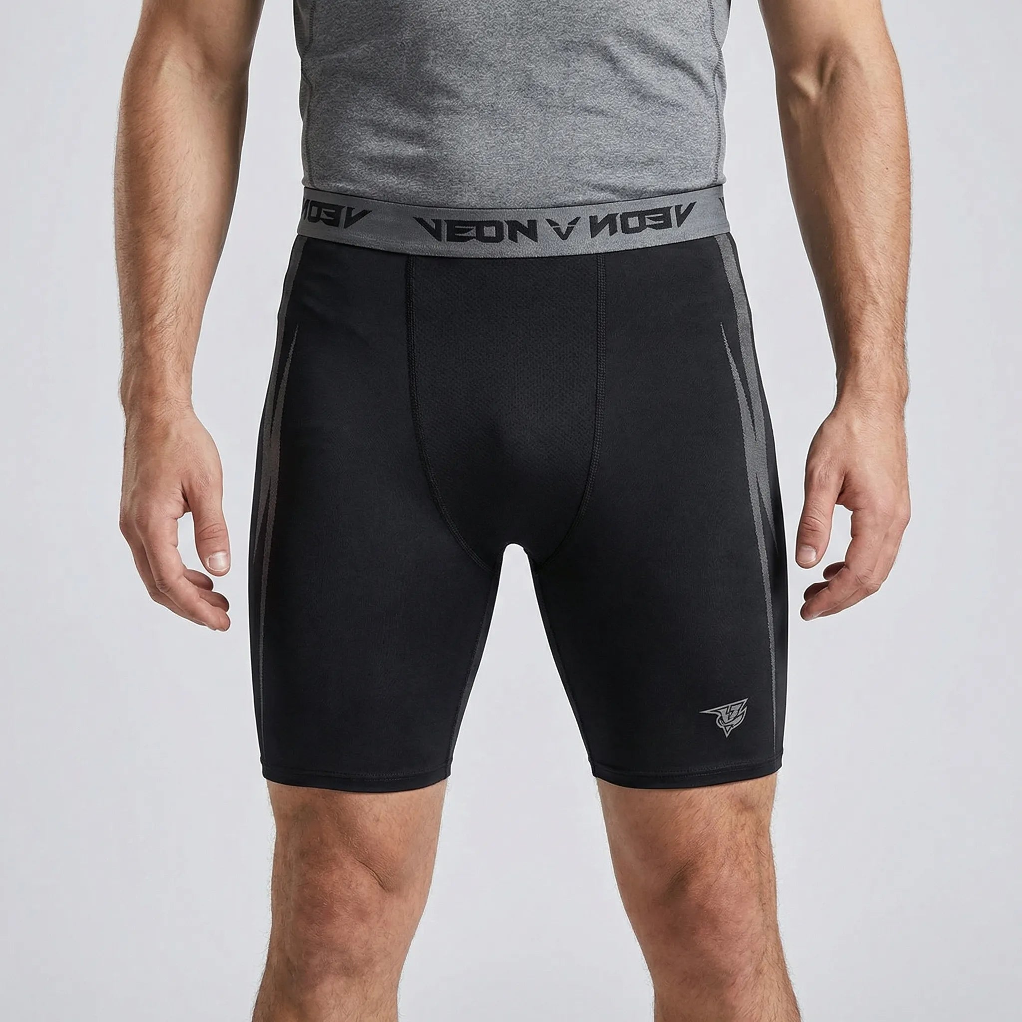 Herren-Kompressions-Shorts enganliegend Vierrichtungs-Stretch Training
