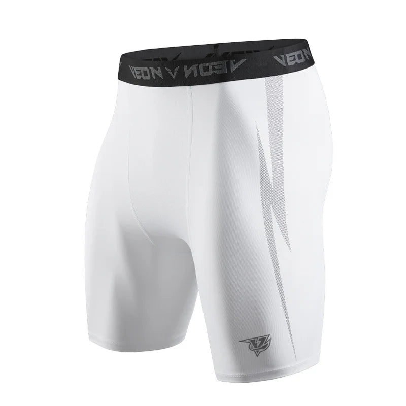 Herren-Kompressions-Shorts enganliegend Vierrichtungs-Stretch Training
