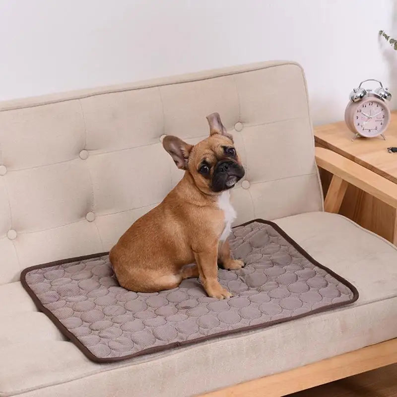 Atmungsaktive Kühlmatte für Haustiere, waschbar, für Hunde und Katzen