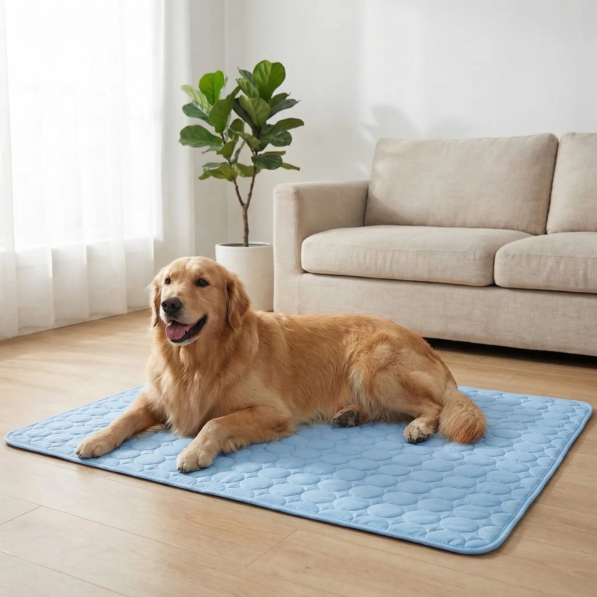 Atmungsaktive Kühlmatte für Haustiere, waschbar, für Hunde und Katzen