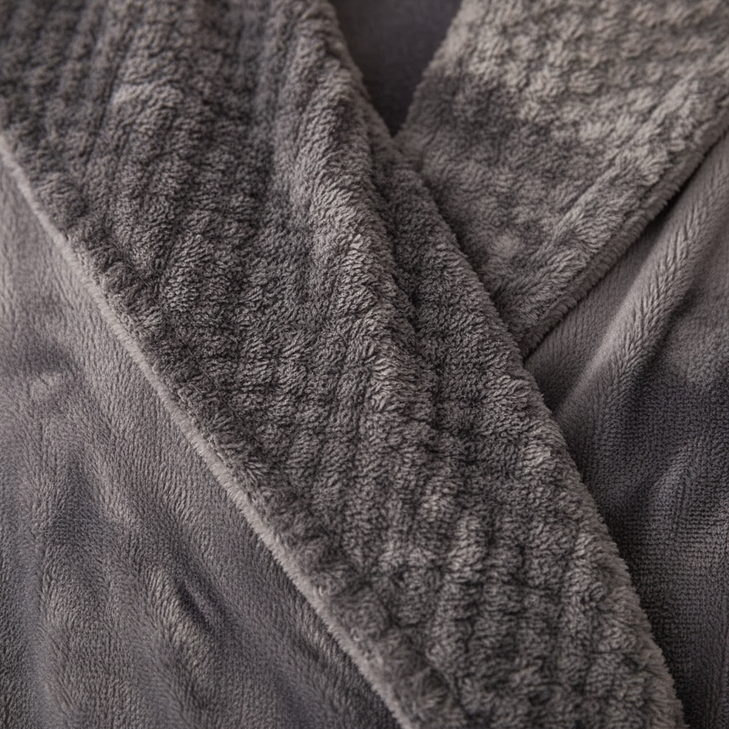 Übergroßer Flausch-Bademantel wolkenweich warm lang Unisex