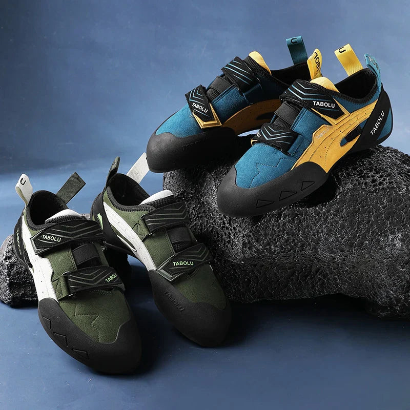 Herren Kletterschuh mit Klettverschluss rutschfest atmungsaktiv