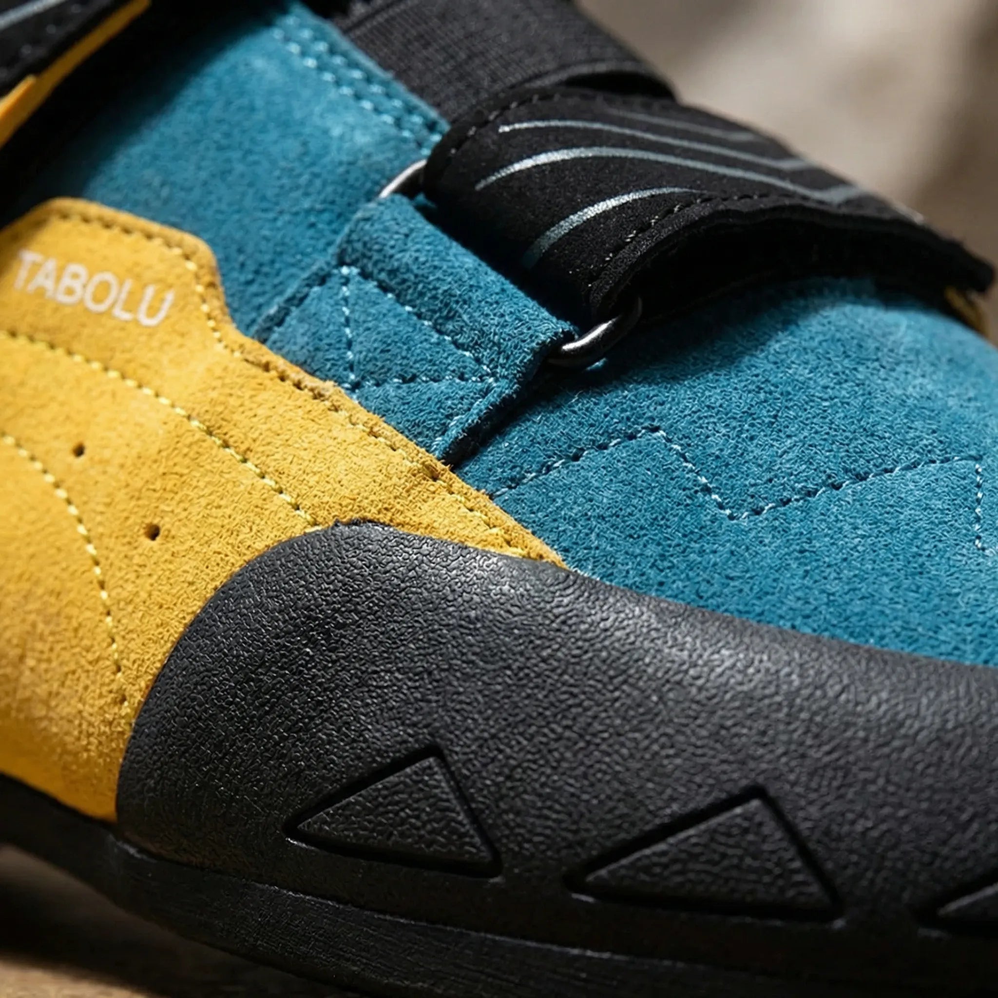 Herren Kletterschuh mit Klettverschluss rutschfest atmungsaktiv