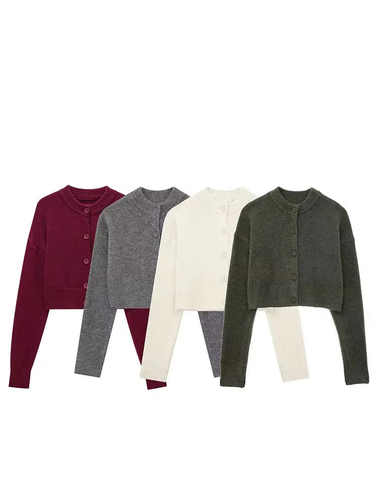 Nordspur | Croselle Cropped Button Front Cardigan