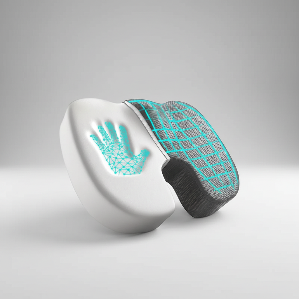 Ergonomisches Memory-Foam-Sitzkissen konturiert atmungsaktiv