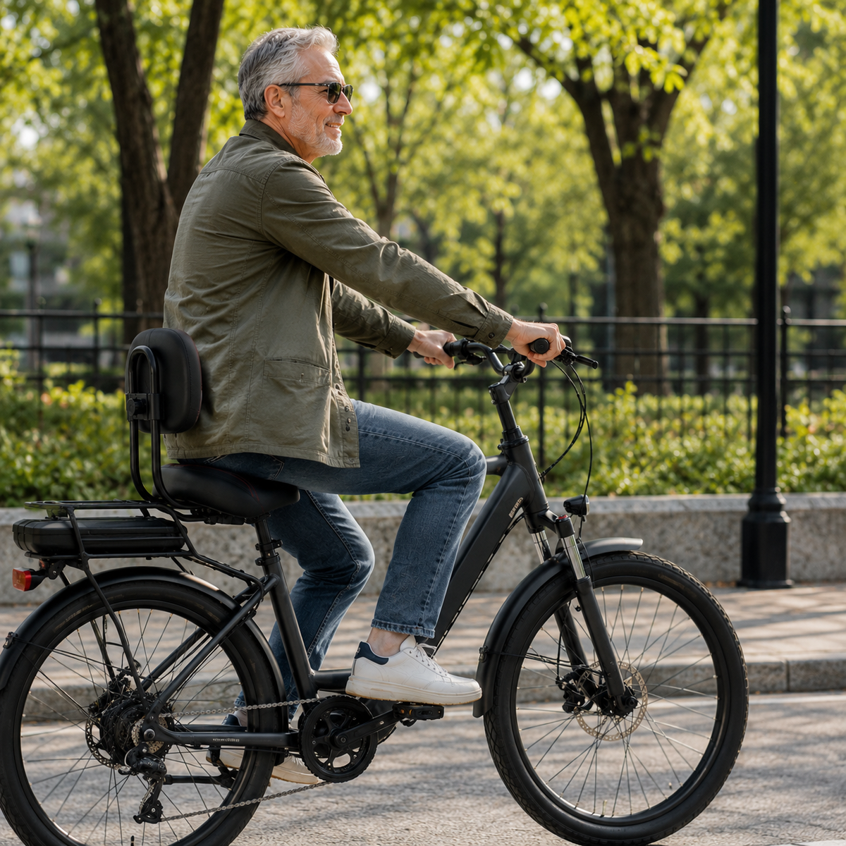 Nordspur | Cushora Übergroßer Fahrradsattel für Passagiere
