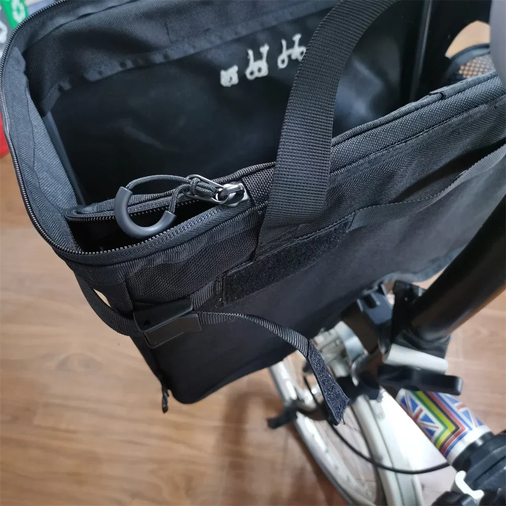 Haustier-Lenkertasche Klapprad offene Oberseite für Hunde und Katzen